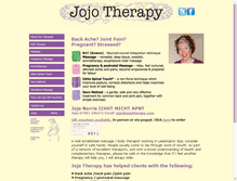 Tablet Screenshot of jojotherapy.com